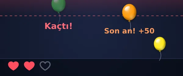 Balon Avı: Balonları kaçırma